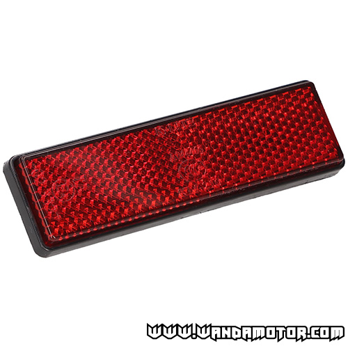 Reflector rectangular 94x28 M5 red